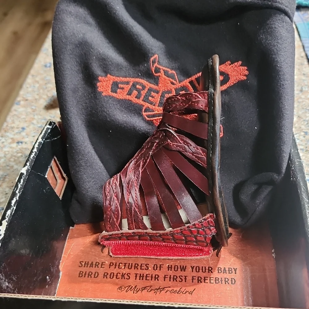 Freebird Burgundy Leather Boots - Picture 2 of 5
